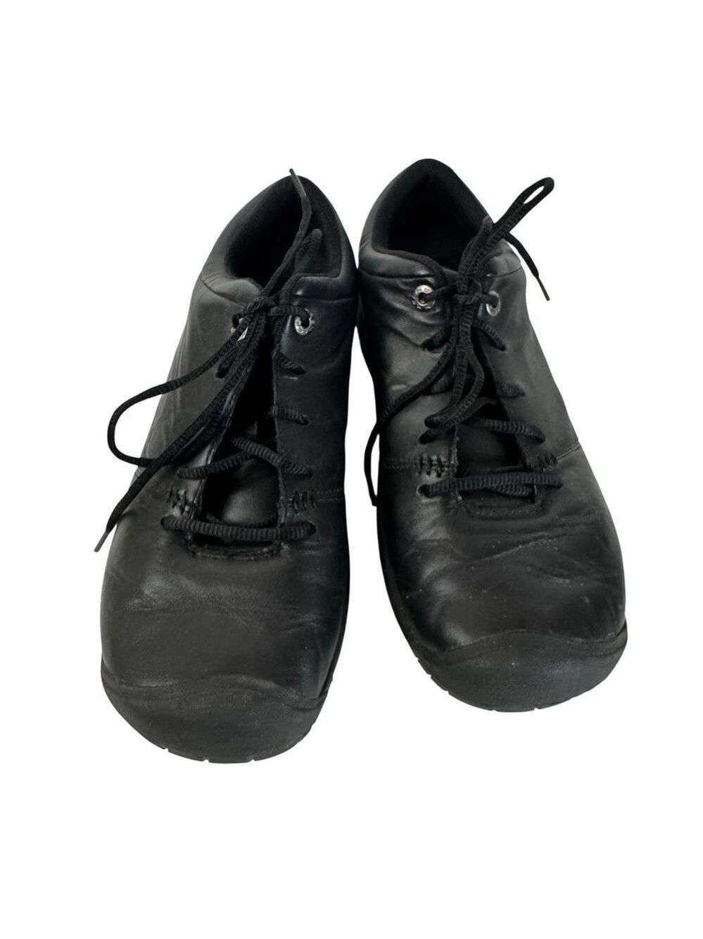 KEEN PTC Oxford Work Shoes Black Non Slip Kitchen Service Restaurant Womens 11